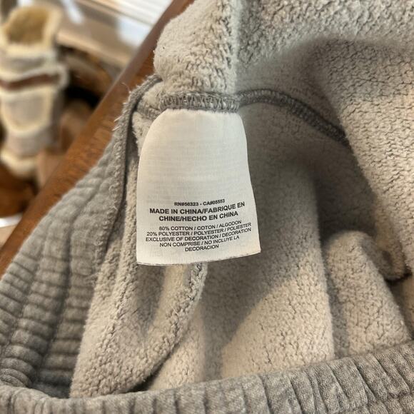 Nike Sweatpants Mens Small Gray Fleece Pants Cargo Pockets Drawstring 586385-063 - Picture 9 of 11